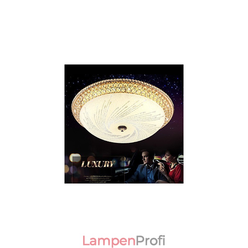 Moderne Luxus Kristall Licht Absorbieren Dome Licht SMD Doppel Farbe Durchmesser 50CM