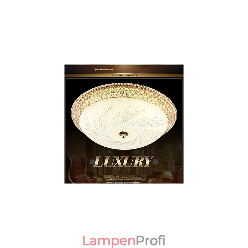Moderne Luxus Kristall Licht Absorbieren Dome Licht SMD Doppel Farbe Durchmesser 50CM