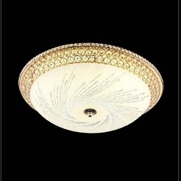 Moderne Luxus Kristall Licht Absorbieren Dome Licht SMD Doppel Farbe Durchmesser 50CM