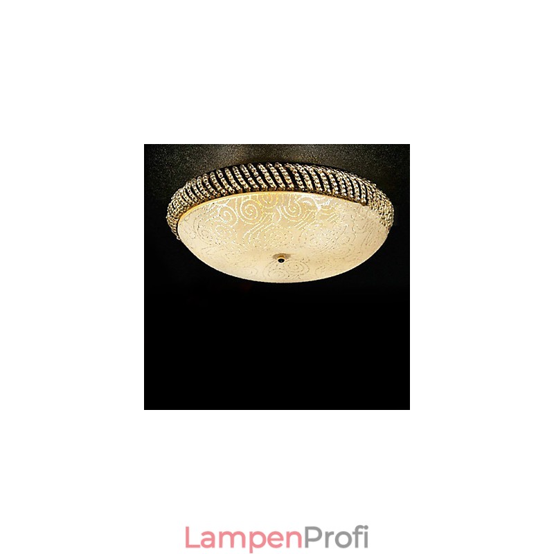 Luxuriöse Deckenleuchte mit 4 Lichtern in Gold
