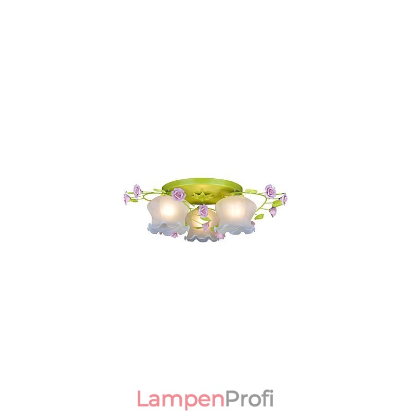 Kreative Lampe Lampe Warm Garden Rose Drei einfache Deckenlampen