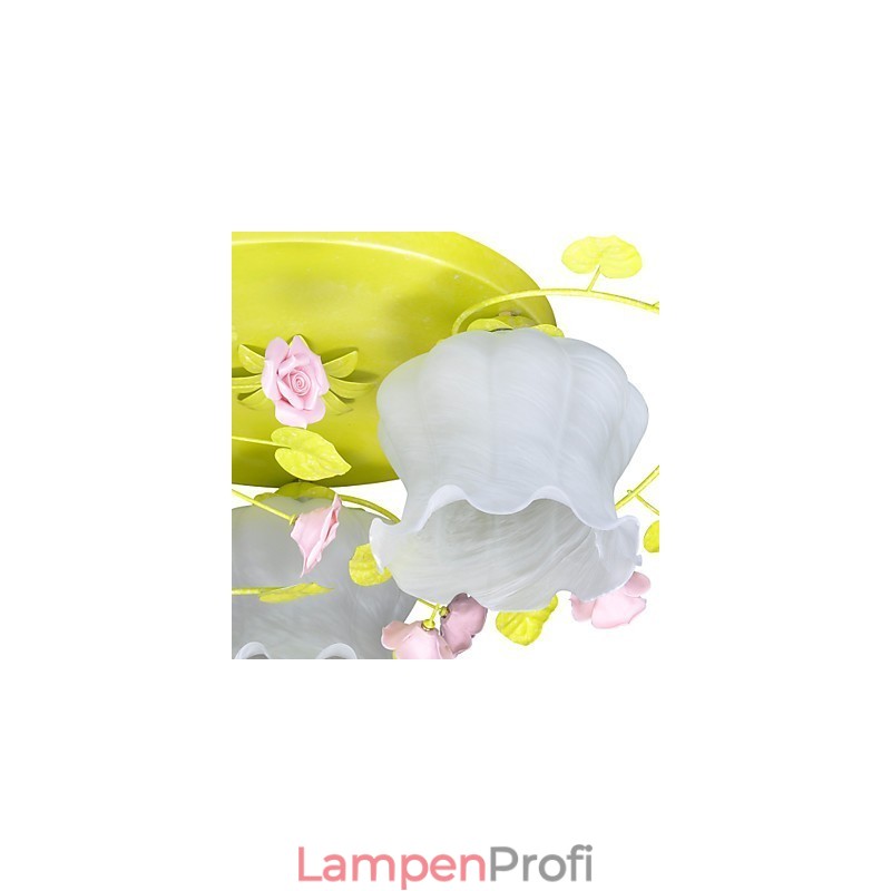 Kreative Lampe Lampe Warm Garden Rose Drei einfache Deckenlampen
