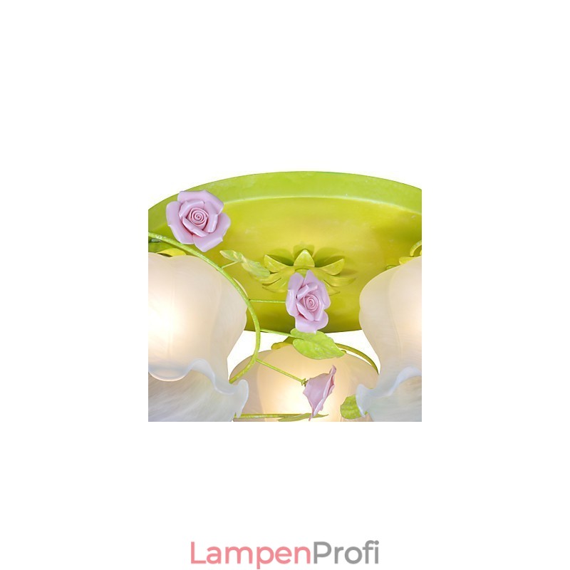Kreative Lampe Lampe Warm Garden Rose Drei einfache Deckenlampen