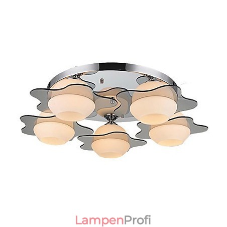 Moderne Deckenleuchte Unterputz 5 Lichter Zeitgenössisches Metall Moderne Deckenleuchte Unterputz 5 Lichter Zeitgenössisches Metall