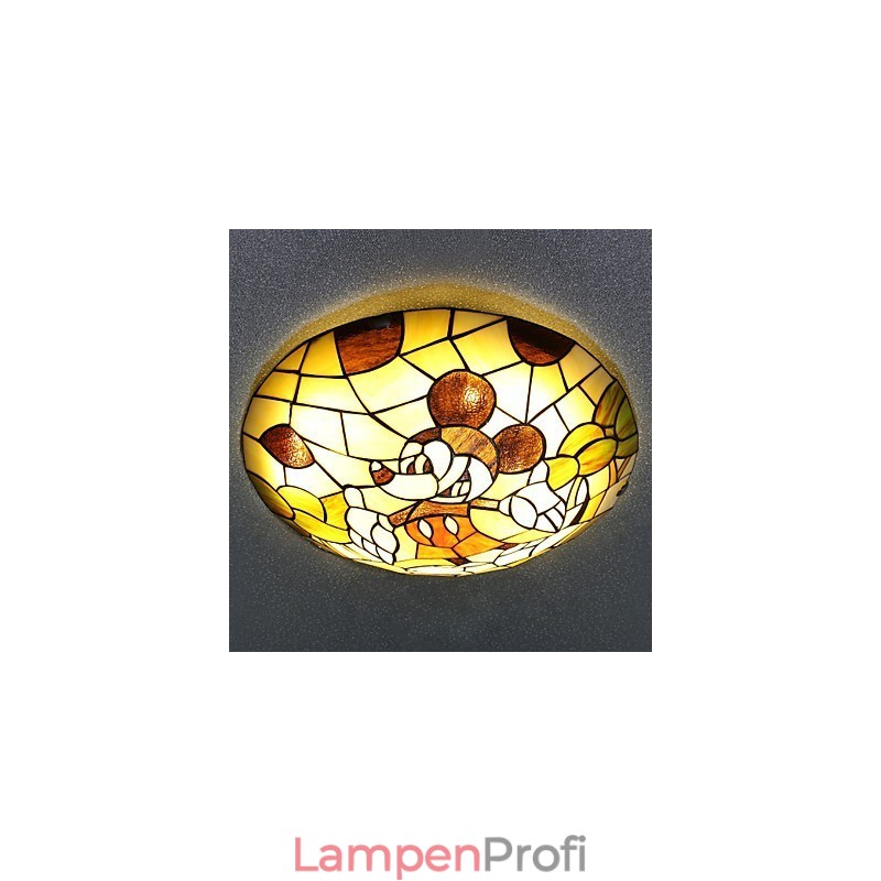 Die mediterrane Kuppelleuchte Süße Kinder Mickey Mouse Kuppelleuchte 40 cm im Durchmesser