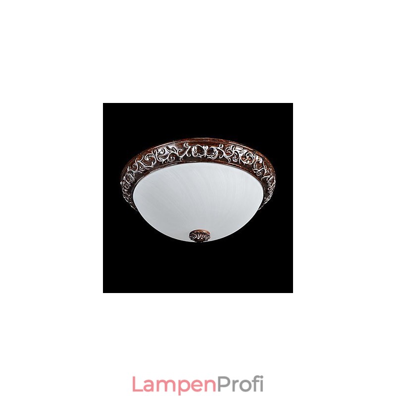 Deckenleuchte Glas Harz Silber Carving Europäischen Klassisch