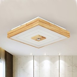 Moderne zeitgenössische Mini-Stil Malerei Holz Bambus Unterputz