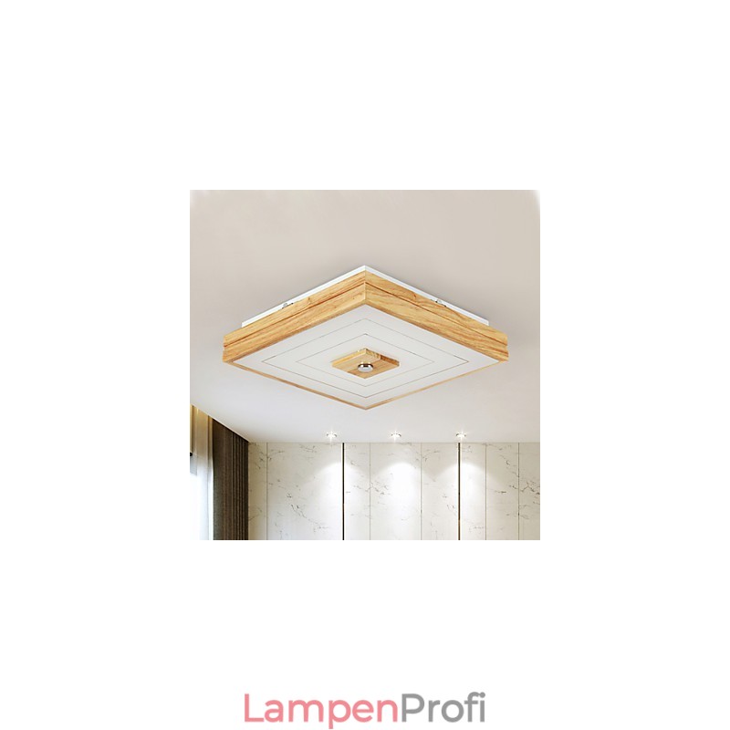 Moderne zeitgenössische Mini-Stil Malerei Holz Bambus Unterputz