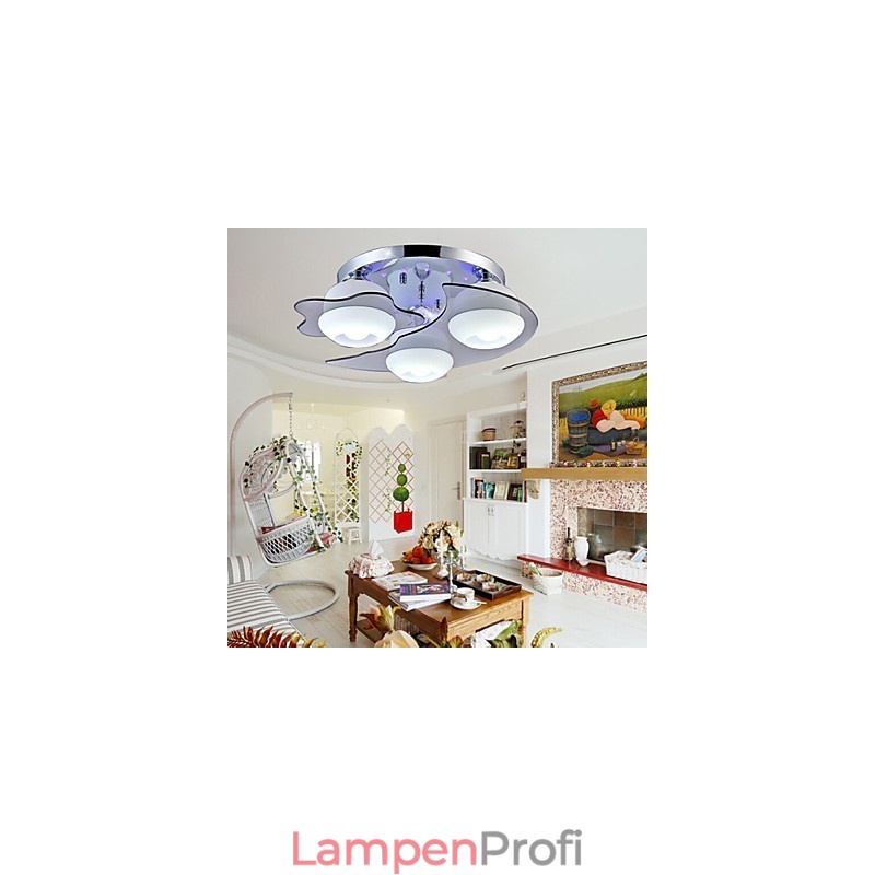 Unterputz 3 Lichter Moderne Mode Vertraglich Weiß Edelstahl Metall