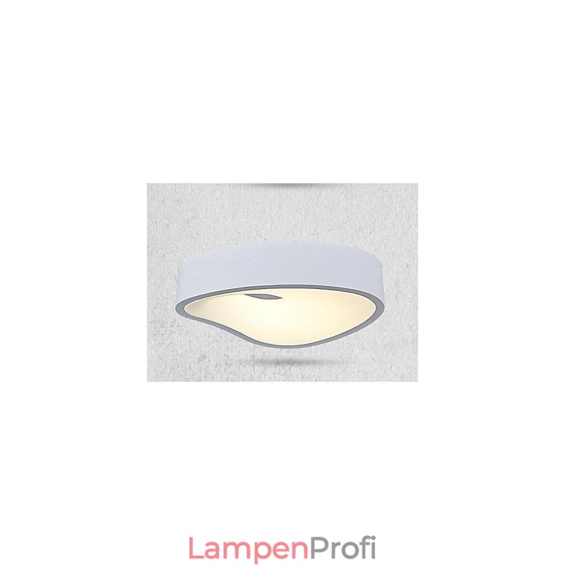 Pendelleuchten 1 Licht Modernes weißes Metall und Acryl