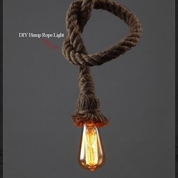 1 Licht DIY Kunst Hanfseil Licht Kreative Hanfseil Droplight