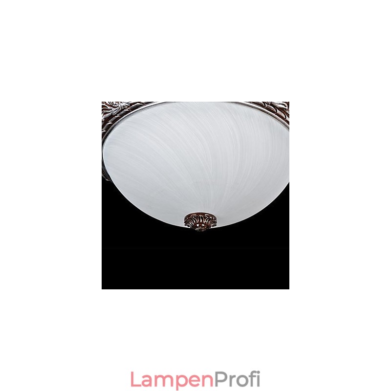 Deckenleuchte Glas Harz Silber Carving Retro Europäischen Klassischen