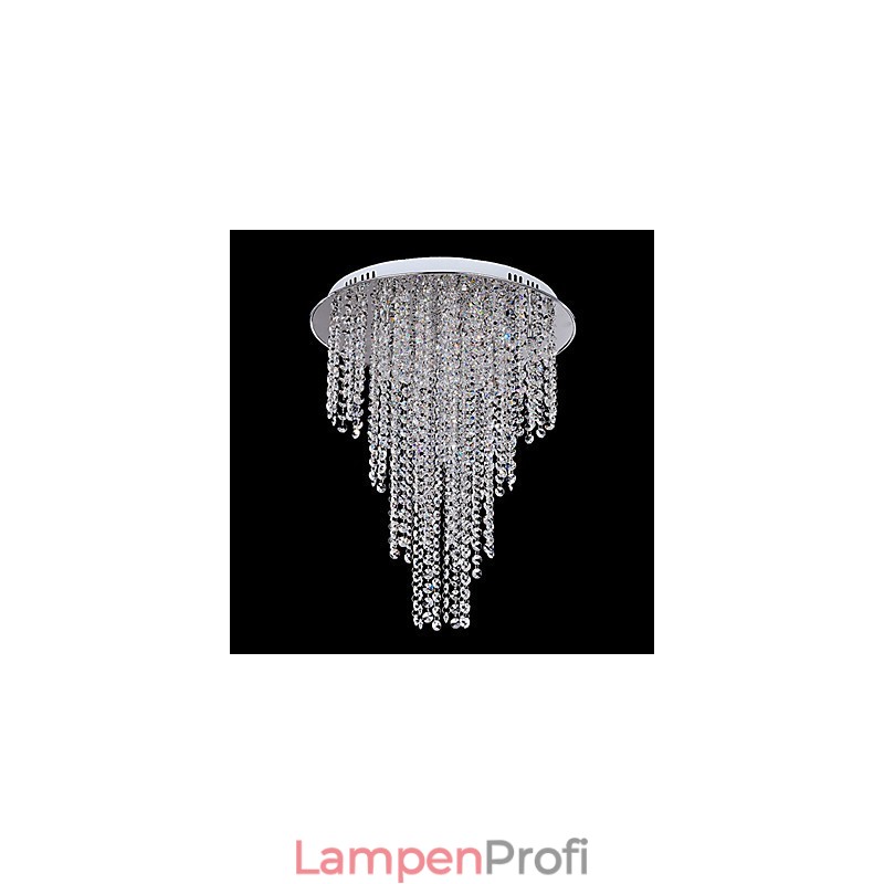 Kristall Deckenleuchte 8 Licht Moderne Metall Galvanisierung