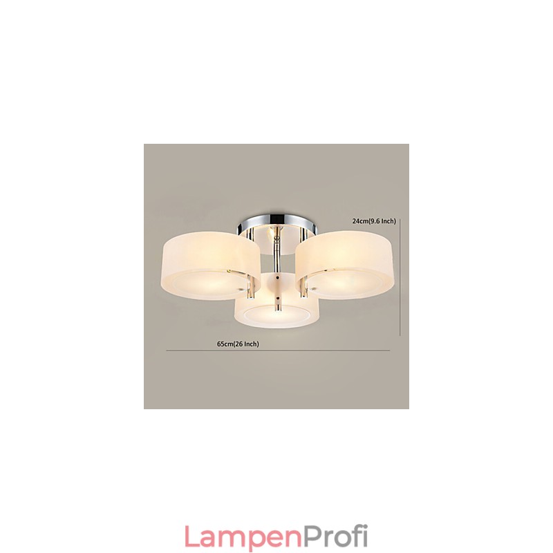 Deckenleuchte Modern Zeitgenössisch 3 Lichter Metall