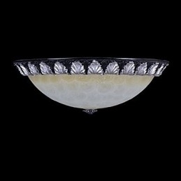 Deckenleuchte Muster Glas Harz Silber Carving Europäischen Klassischen
