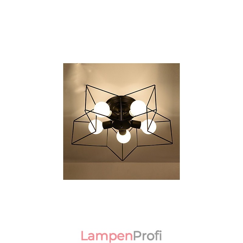 Kurze fünfzackige Sternbeleuchtung personalisierte moderne Deckenleuchte Kind Gehäuse Lampen