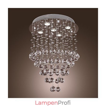 Kristall-Kronleuchter mit 5-flammigem Design (K9-Kristall) Kristall-Kronleuchter mit 5-flammigem Design (K9-Kristall)