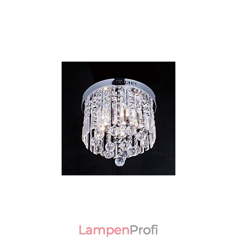 Flush Mount Crystal Modern Contemporary Metal