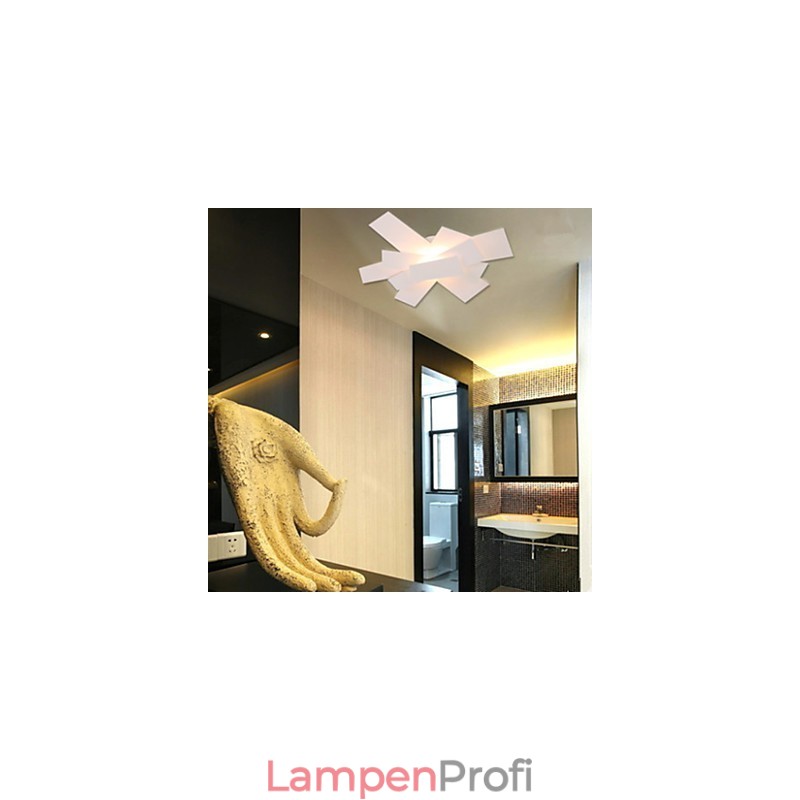 Unterputzleuchte Weiß Warmweiß Licht Mode Einfach Kreativ Propeller