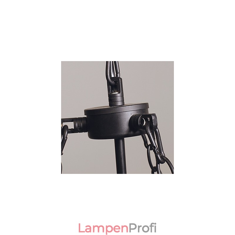 Traditioneller klassischer galvanisierter Kronleuchter im Mini-Stil im Vintage-Stil