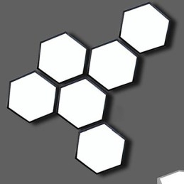 Absorbieren Sie Dome Light Hexagonal Geometry Lights Lamp