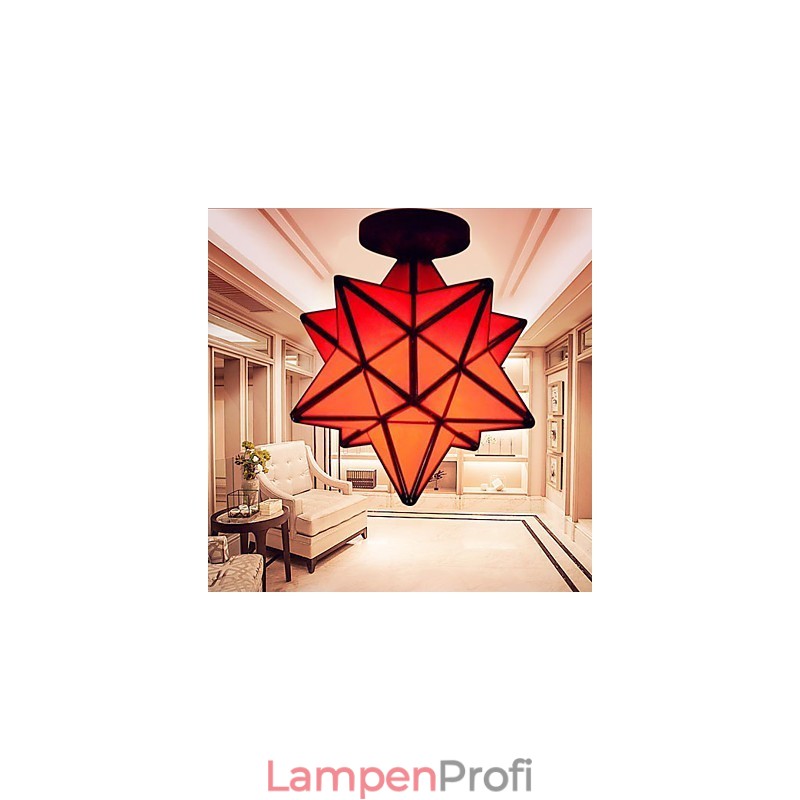 Künstlerische Individualität Kreative Veranda Moderne Sterne Absorbieren Kuppel Licht Lampe