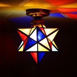 Künstlerische Individualität Kreative Veranda Moderne Sterne Absorbieren Kuppel Licht Lampe
