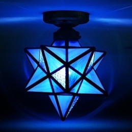 Künstlerische Individualität Kreative Veranda Moderne Sterne Absorbieren Kuppel Licht Lampe