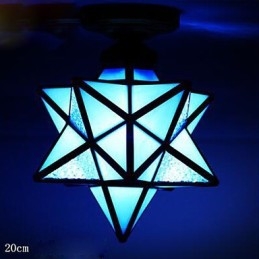 Künstlerische Individualität Kreative Veranda Moderne Sterne Absorbieren Kuppel Licht Lampe