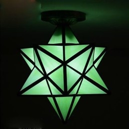 Künstlerische Individualität Kreative Veranda Moderne Sterne Absorbieren Kuppel Licht Lampe