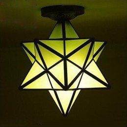 Künstlerische Individualität Kreative Veranda Moderne Sterne Absorbieren Kuppel Licht Lampe