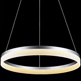 Runde Pendelleuchte Moderne Acryllampen Beleuchtung Luxuriöse Einzelring-Deckenleuchten