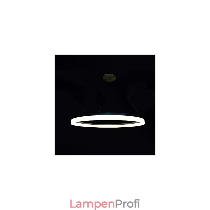 Runde Pendelleuchte Moderne Acryllampen Beleuchtung Luxuriöse Einzelring-Deckenleuchten