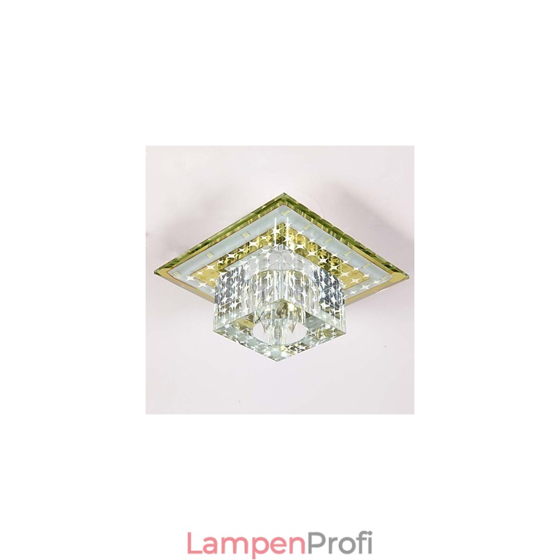Kristall Deckenleuchte Spotlight SMD 3W Kreative Lampe Leuchtstoffröhre Bunte Farbe Dome Licht