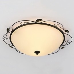 32CM Europa Typ Stil Ländlichen Klassischen Absorbieren Dome Licht Lampe