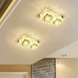 27*15*5CM Kristall Decke Lampe Scheinwerfer SMD 6W Kreative Lampe Rohr Licht Bunte Farbe Dome licht