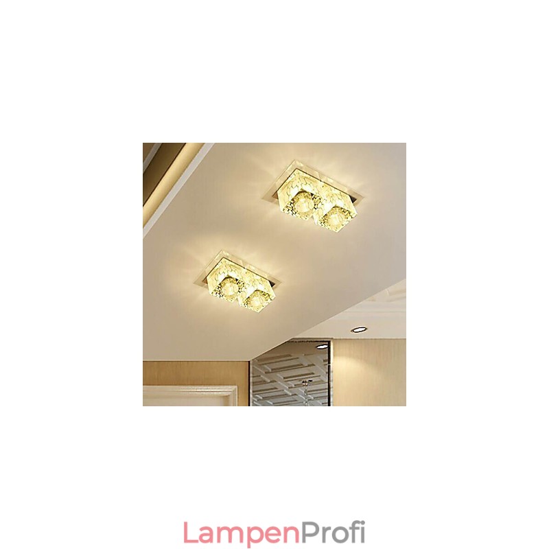 27*15*5CM Kristall Decke Lampe Scheinwerfer SMD 6W Kreative Lampe Rohr Licht Bunte Farbe Dome licht