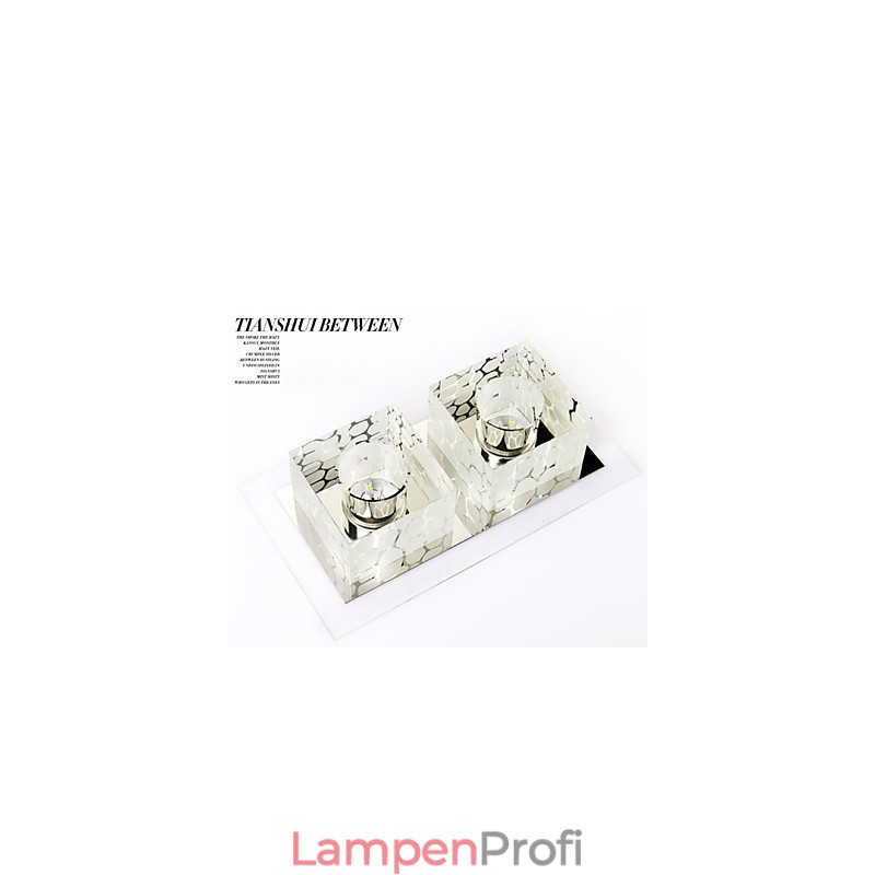 27*15*5CM Kristall Decke Lampe Scheinwerfer SMD 6W Kreative Lampe Rohr Licht Bunte Farbe Dome licht
