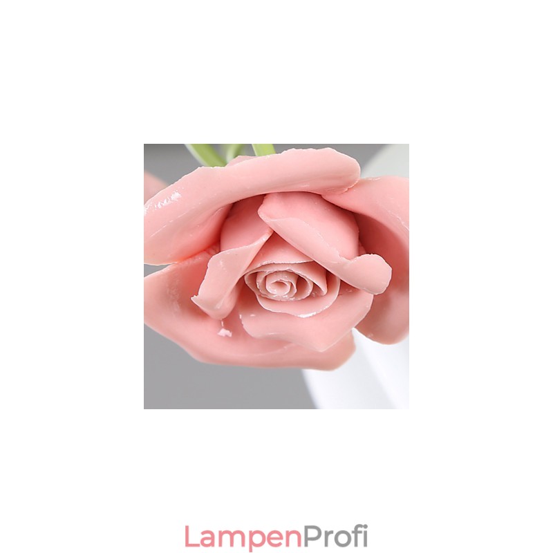 Valentinstag: Die Blumen und Pflanzen des Rosengartens absorbieren das Licht der Kuppel