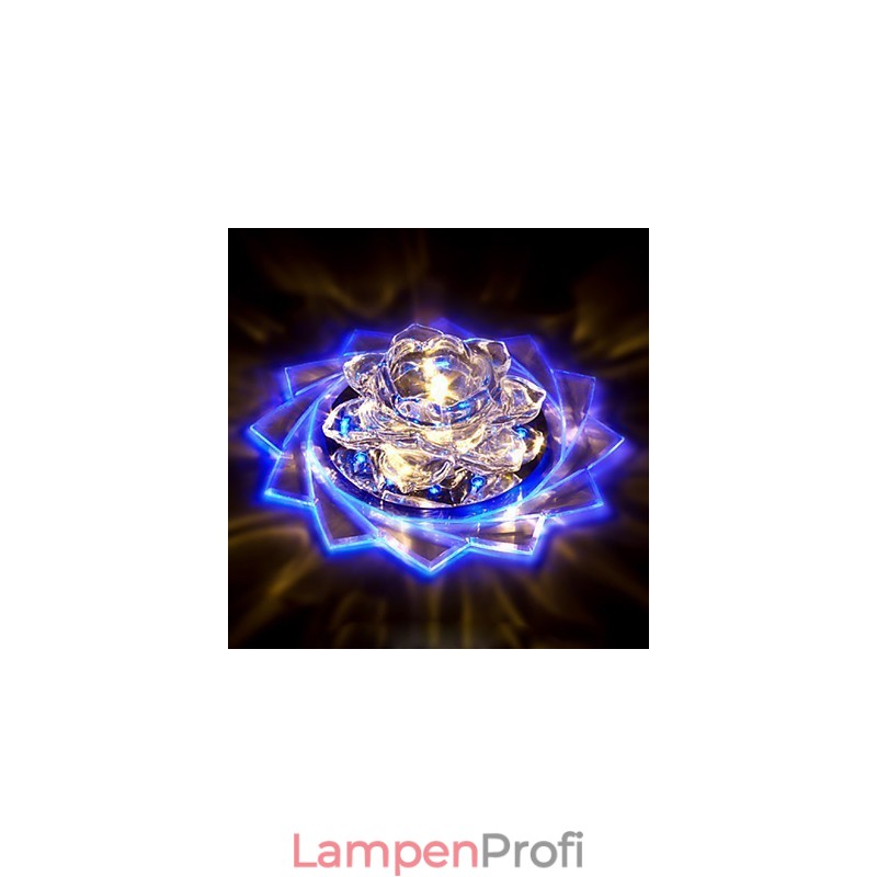 20*8,5 CM Mini Kristall Deckenleuchte Spotlight 3W Kreative Lampe Leuchtstoffröhre Bunte Farbe Quadratische Kuppel Licht