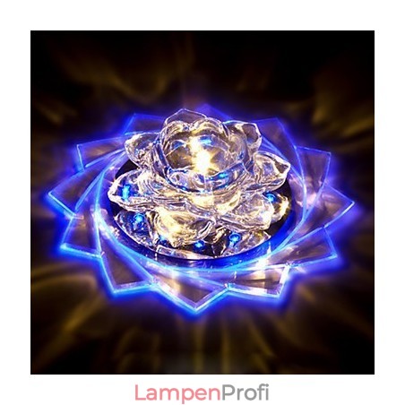 20*8,5 CM Mini Kristall Deckenleuchte Spotlight 3W Kreative Lampe Leuchtstoffröhre Bunte Farbe Quadratische Kuppel Licht