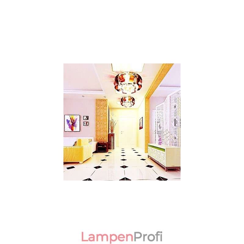 12*4,5 Cm Kristall Lampe Smd CreativeTube Scheinwerfer Absorbieren Dome Licht