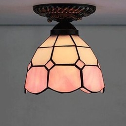 17 * Europäischen Ländlichen Kreativen Kunst Glasmalerei Absorbieren Kuppel Lampe Licht