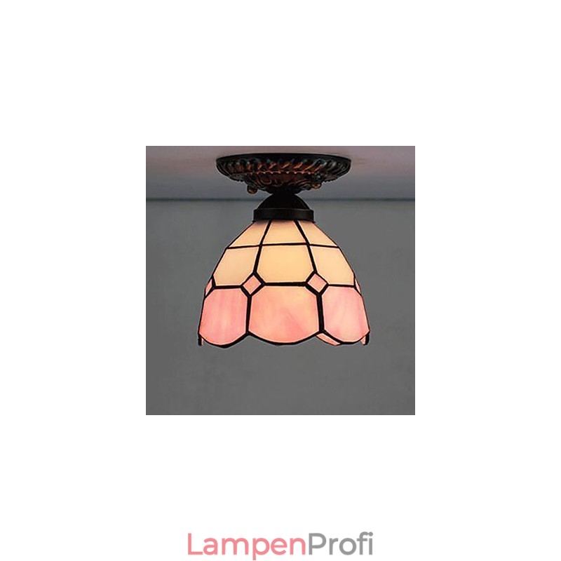 17 * Europäischen Ländlichen Kreativen Kunst Glasmalerei Absorbieren Kuppel Lampe Licht