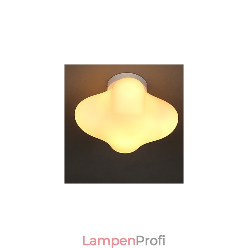 22*22CM Zeitgenössische Und Vertraglich Einkopf Glück Gras Glaskuppel Licht