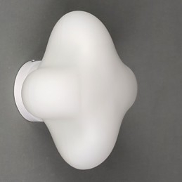 22*22CM Zeitgenössische Und Vertraglich Einkopf Glück Gras Glaskuppel Licht
