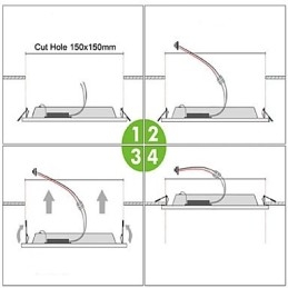 Moderne zeitgenössische Malerei Metall Unterputz