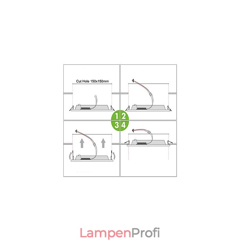 Moderne zeitgenössische Malerei Metall Unterputz