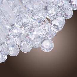 Moderne zeitgenössische Kristall Mini-Stil Unterputz