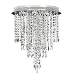 Moderne zeitgenössische Kristall Chrom Kristall Flush Mount Kinder
